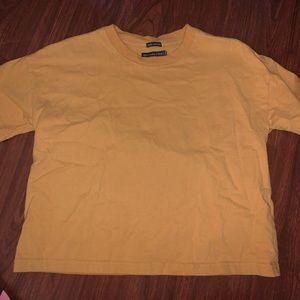 yellow shirt